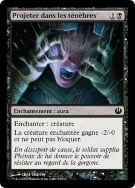 Projeter dans les ténèbres, carte Magic JOU 63 — extension Incursion dans Nyx