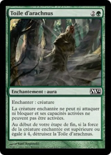 Toile d'arachnus, carte Magic M12 163 — extension Magic 2012