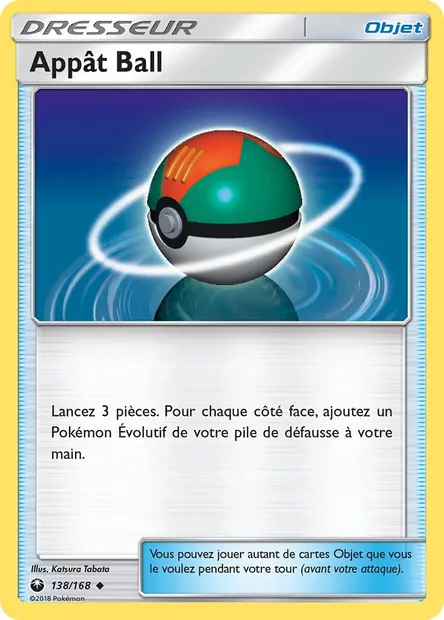 Appât Ball, carte Pokémon CES 138 — extension Tempête Céleste