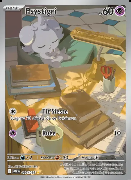 Psystigri, carte Pokémon POR 095 — extension Équilibre Parfait