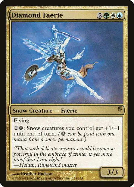 Fée de diamant, carte Magic CSP 128 — extension Souffle glaciaire
