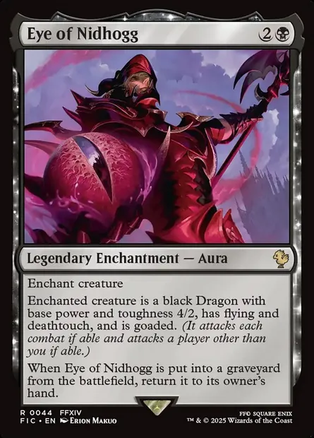 Eye of Nidhogg, Magic card FIC 44 — Final Fantasy Commander set
