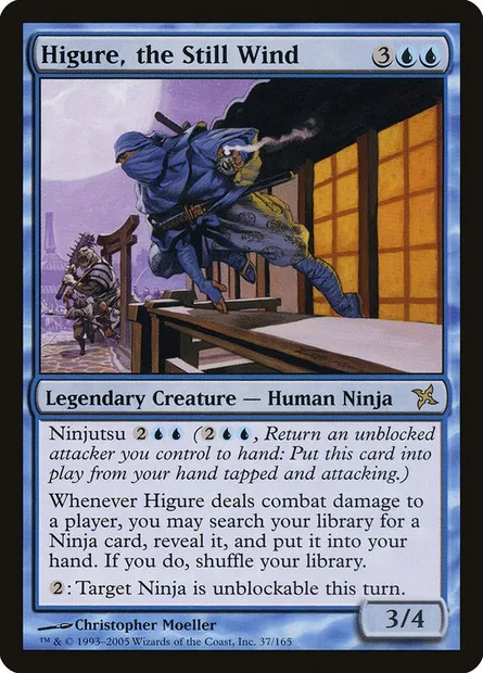 Higure, the Still Wind, Magic card BOK 37 — Betrayers of Kamigawa set