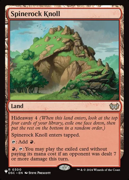 Spinerock Knoll, Magic card PLST DSC-300 — The List set