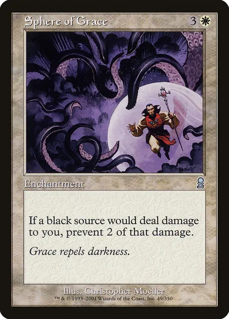 Sphere of Grace, Magic card ODY 49 — Odyssey set