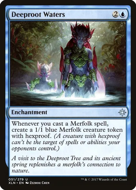 Deeproot Waters, Magic card XLN 51 — Ixalan set