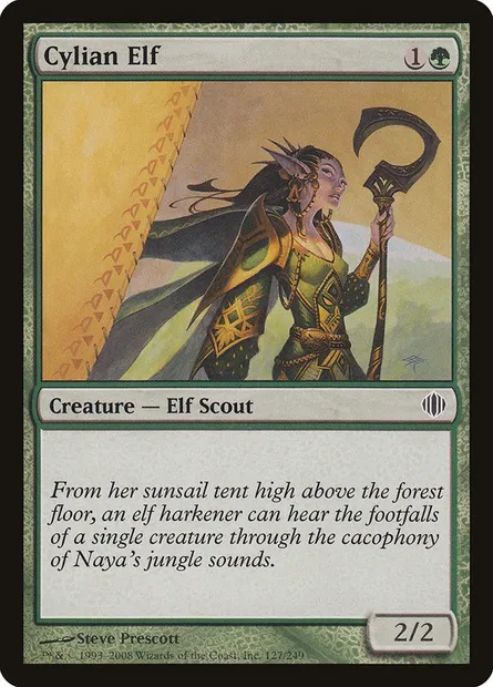 Cylian Elf, Magic card ALA 127 — Shards of Alara set