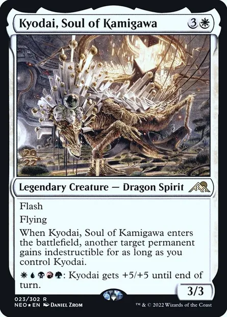 Kyodai, âme de Kamigawa, carte Magic PNEO 23s — extension Kamigawa: Neon Dynasty Promos