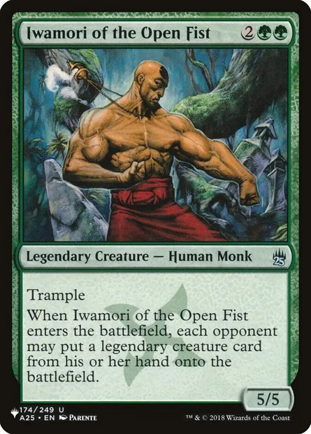 Iwamori of the Open Fist, Magic card PLST A25-174 — The List set