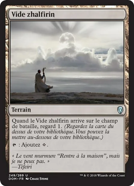 Vide zhalfirin, carte Magic DOM 249 — extension Dominaria