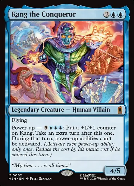 Kang the Conqueror, Magic card MSH 62 — Marvel Super Heroes set