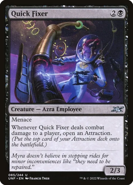 Quick Fixer, carte Magic UNF 85 — extension Unfinity