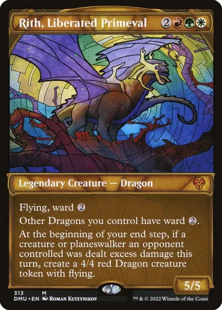 Rith, Liberated Primeval, Magic card DMU 313 — Dominaria United set