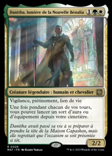 Danitha, lumière de la Nouvelle Bénalia, carte Magic MAT 29 — extension L'invasion des machines : le jour d'après