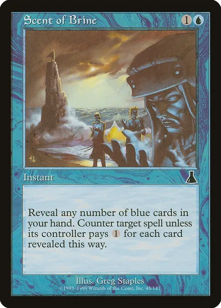 Senteur d'Embruns, carte Magic UDS 45 — extension Destinée d'Urza