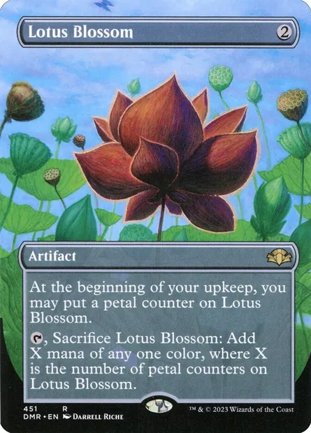 Lotus Blossom, Magic card DMR 451 — Dominaria Remastered set