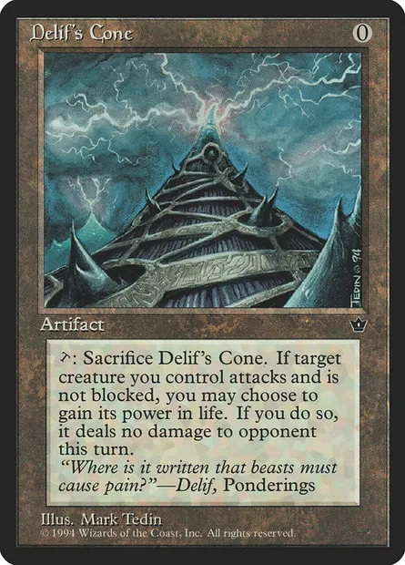 Delif's Cone, Magic card FEM 84 — Fallen Empires set
