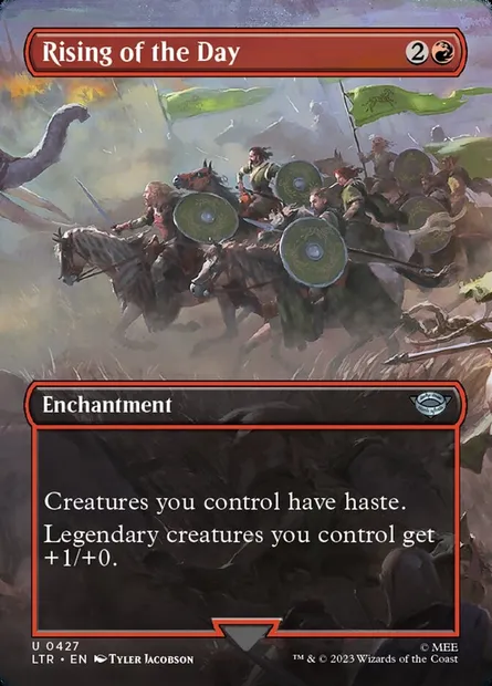 Rising of the Day, Magic card LTR 427 — The Lord of the Rings: Tales of Middle-earth set