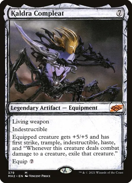 Kaldra Compleat, Magic card MH2 379 — Modern Horizons 2 set
