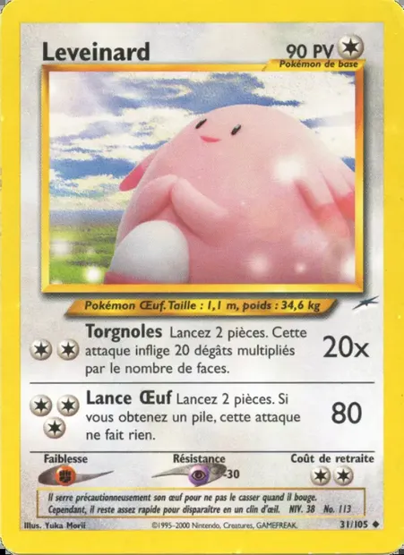 Leveinard, carte Pokémon NDE 31 — extension Neo Destiny