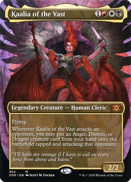 Kaalia de l'Immensité, carte Magic 2XM 354 — extension Double Masters