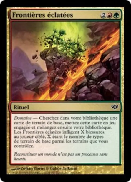 Frontières éclatées, carte Magic CON 106 — extension Conflux