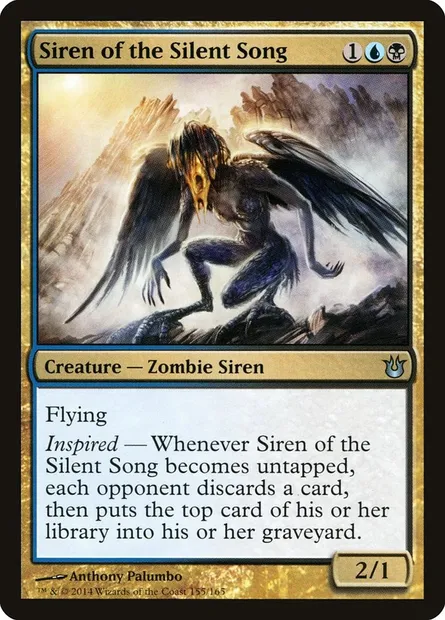 Siren of the Silent Song, Magic card BNG 155 — Born of the Gods set