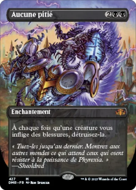 Aucune pitié, carte Magic DMR 427 — extension Dominaria Remastered