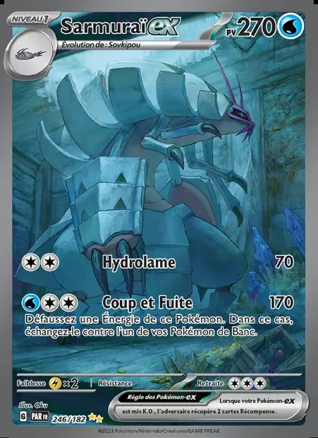 Sarmuraï-ex, carte Pokémon PAR 246 — extension Faille Paradoxe