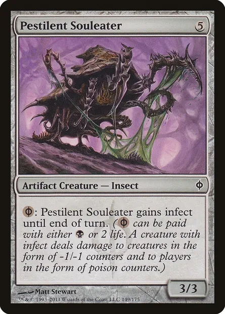 Pestilent Souleater, Magic card NPH 149 — New Phyrexia set