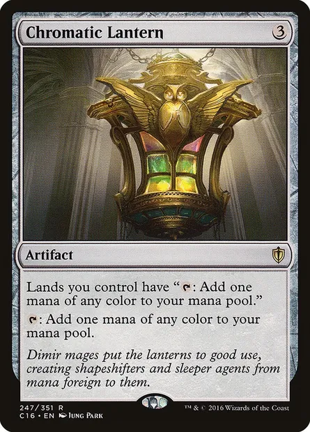 Chromatic Lantern, Magic card C16 247 — Commander 2016 set