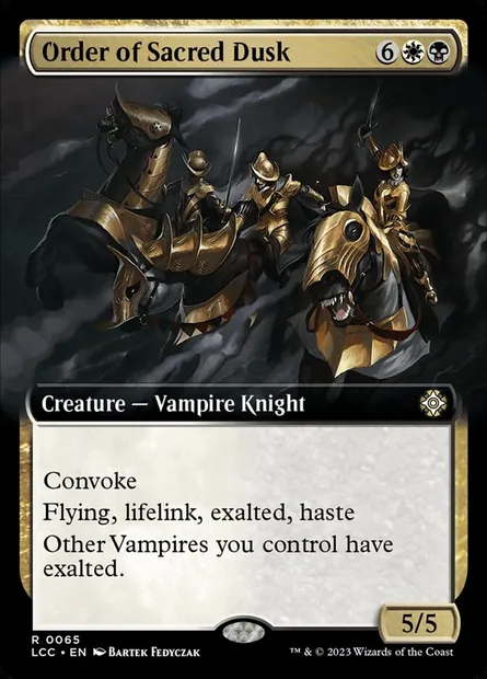 Order of Sacred Dusk, Magic card LCC 65 — The Lost Caverns of Ixalan Commander set