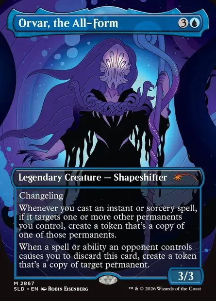 Orvar, the All-Form, Magic card SLD 2867 — Secret Lair Drop set