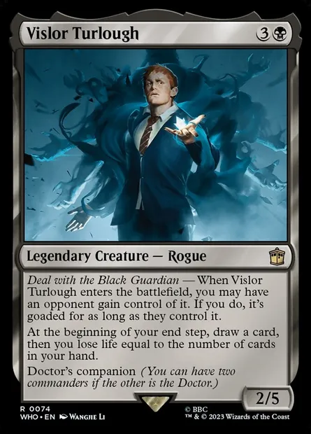 Vislor Turlough, Magic card WHO 74 — Doctor Who set