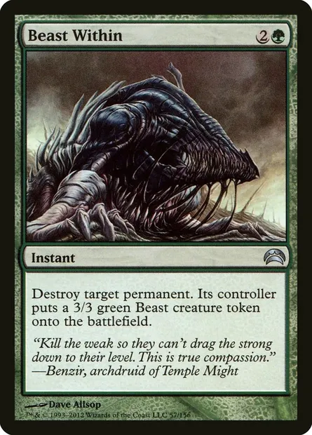 Beast Within, Magic card PC2 57 — Planechase 2012 set