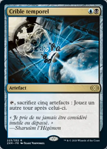 Crible temporel, carte Magic 2XM 223 — extension Double Masters