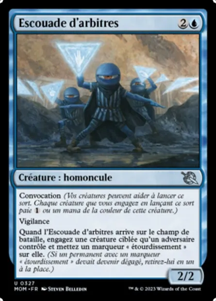 Escouade d'arbitres, carte Magic MOM 327 — extension L'invasion des machines