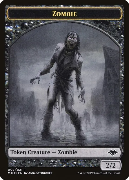 Zombie, Magic card TMH1 7 — Modern Horizons Tokens set