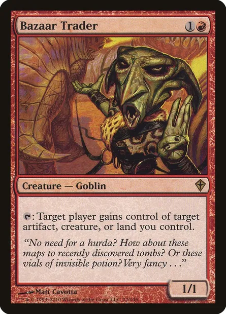 Bazaar Trader, Magic card WWK 72 — Worldwake set