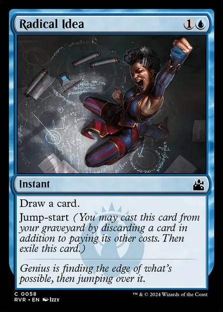 Radical Idea, Magic card RVR 58 — Ravnica Remastered set