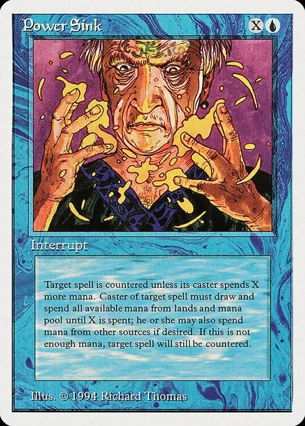Power Sink, Magic card SUM 74 — Summer Magic / Edgar set