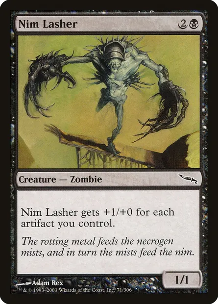 Nim Lasher, Magic card MRD 71 — Mirrodin set