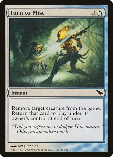 Turn to Mist, Magic card SHM 155 — Shadowmoor set
