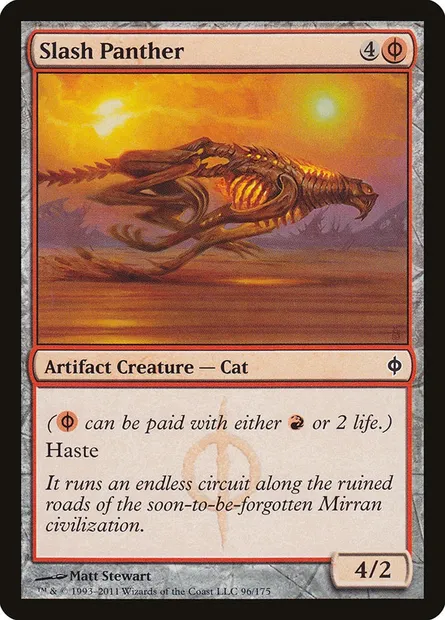 Slash Panther, Magic card NPH 96 — New Phyrexia set