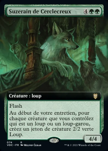 Suzerain de Cerclecreux, carte Magic VOC 74 — extension Crimson Vow Commander