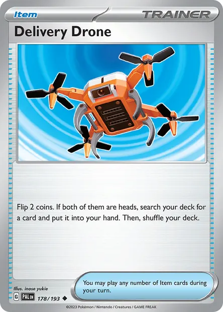 Delivery Drone, Pokémon card PAL 178 — Paldea Evolved set