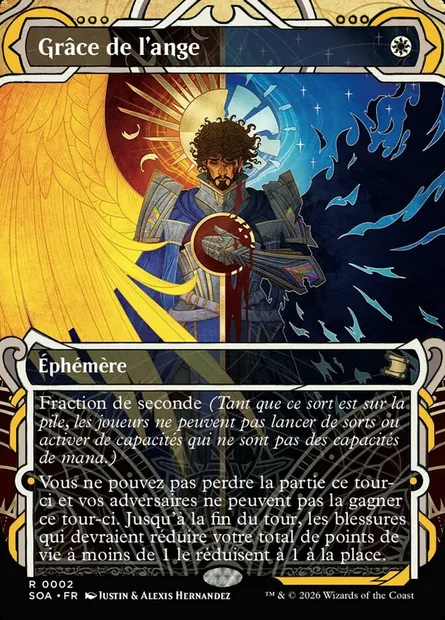 Grâce de l'ange, carte Magic SOA 2 — extension Secrets of Strixhaven Mystical Archive