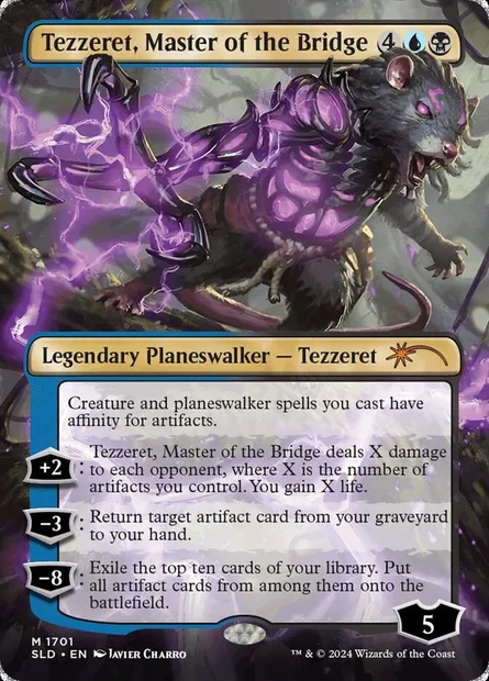 Tezzeret, Maître du Pont, carte Magic SLD 1701 — extension Secret Lair Drop