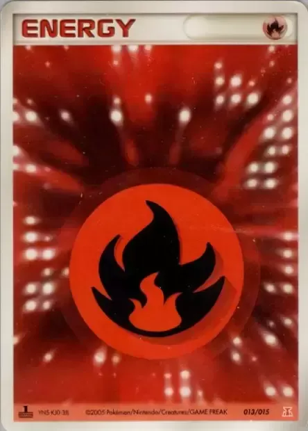 Énergie Feu, carte Pokémon HRTFQD 013 — extension Holon Research Tower: Fire Quarter Deck