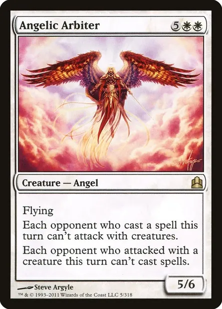 Angelic Arbiter, Magic card CMD 5 — Commander 2011 set